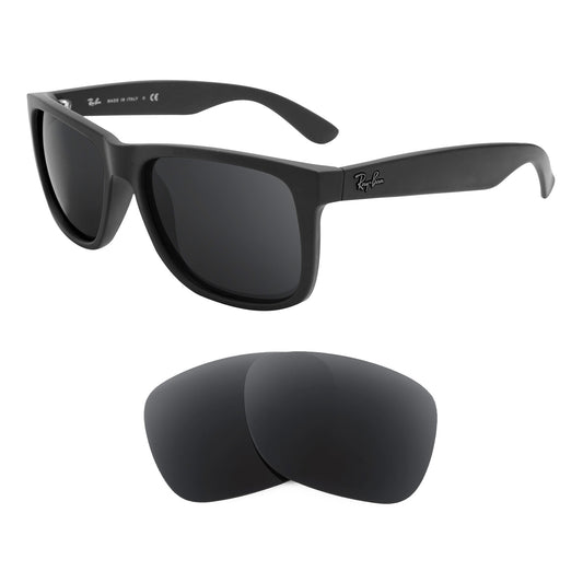 Ray-Ban Justin RB4165 54mm sunglasses with replacement lenses
