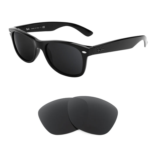 Ray-Ban New Wayfarer RB2132 52mm sunglasses with replacement lenses