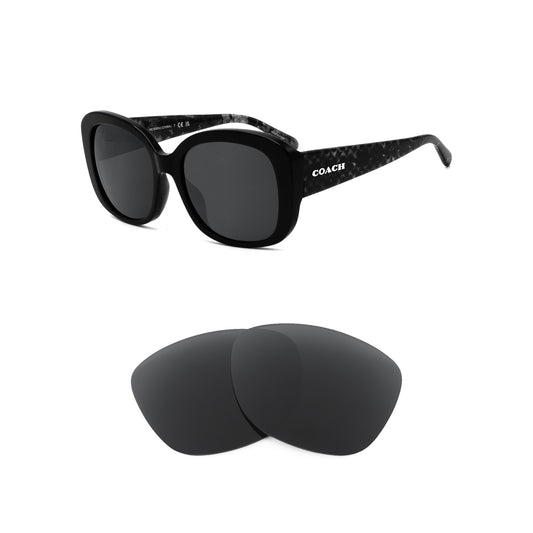 Revant replacement lenses compatible with Coach Signature Oversized Hc8363u