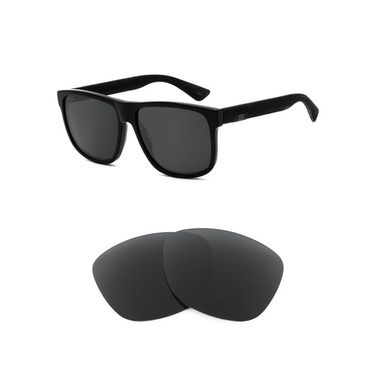 Revant replacement lenses compatible with Gucci Gg0010s