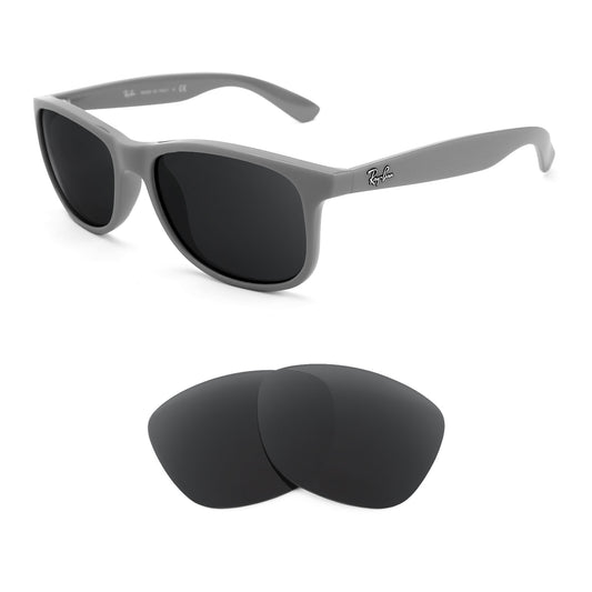 Revant replacement lenses compatible with Ray Ban Andy Rb4202 55mm