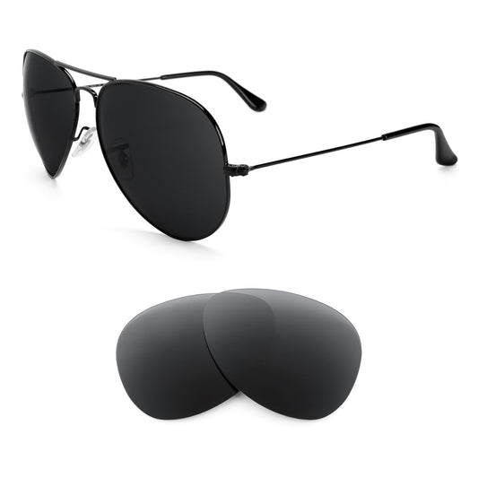 Revant replacement lenses compatible with Ray Ban Aviator Large Metal 2 Rb3026 62mm