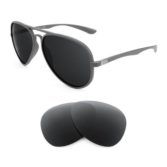 Revant replacement lenses compatible with Ray Ban Aviator Liteforce Rb4180 58mm
