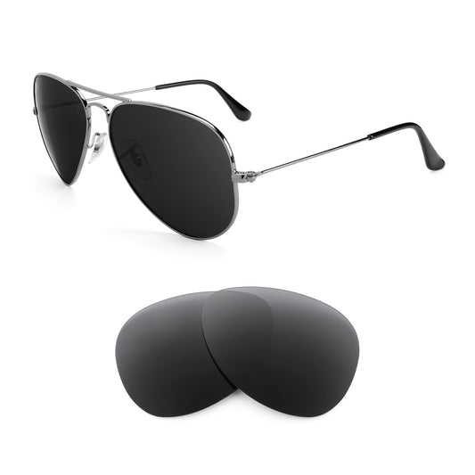 Revant replacement lenses compatible with Ray Ban Aviator Rb3025 58mm