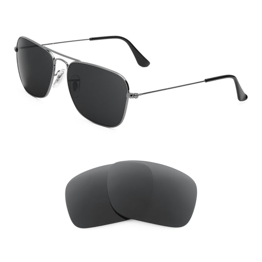 Revant replacement lenses compatible with Ray Ban Caravan Rb3136 55mm