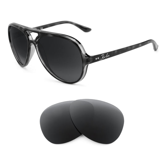 Revant replacement lenses compatible with Ray Ban Cats 5000 Rb4125 59mm
