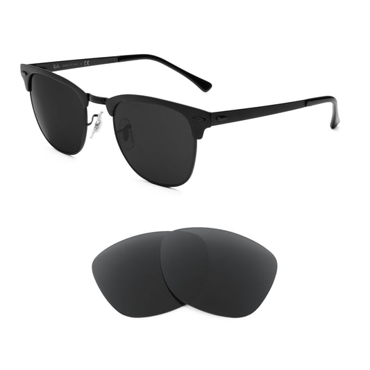 Revant replacement lenses compatible with Ray Ban Clubmaster Metal Rb3716 51mm