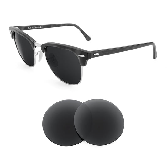 Revant replacement lenses compatible with Ray Ban Clubmaster Rb3016 51mm