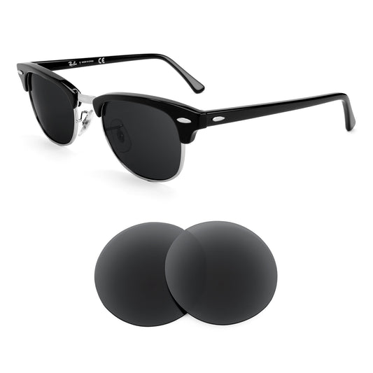 Revant replacement lenses compatible with Ray Ban Clubmaster Rb5154 49mm