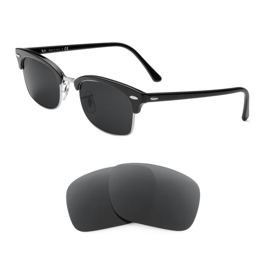 Revant replacement lenses compatible with Ray Ban Clubmaster Square Rb3916 52mm