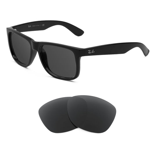 Revant replacement lenses compatible with Ray Ban Justin Classic Rb4165 55mm