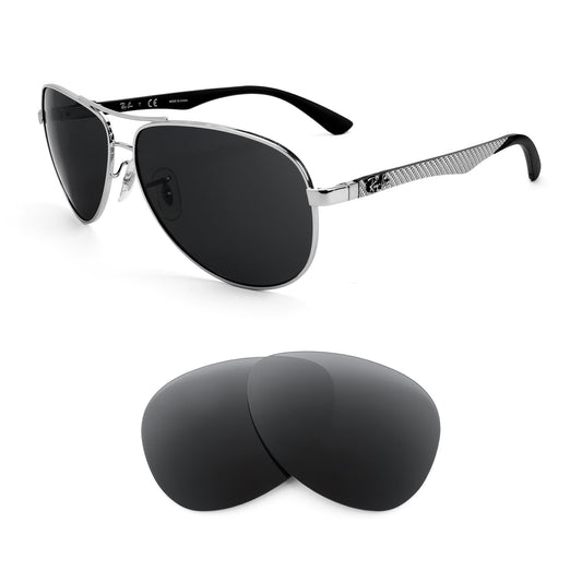 Revant replacement lenses compatible with Ray Ban Rb8313 61mm