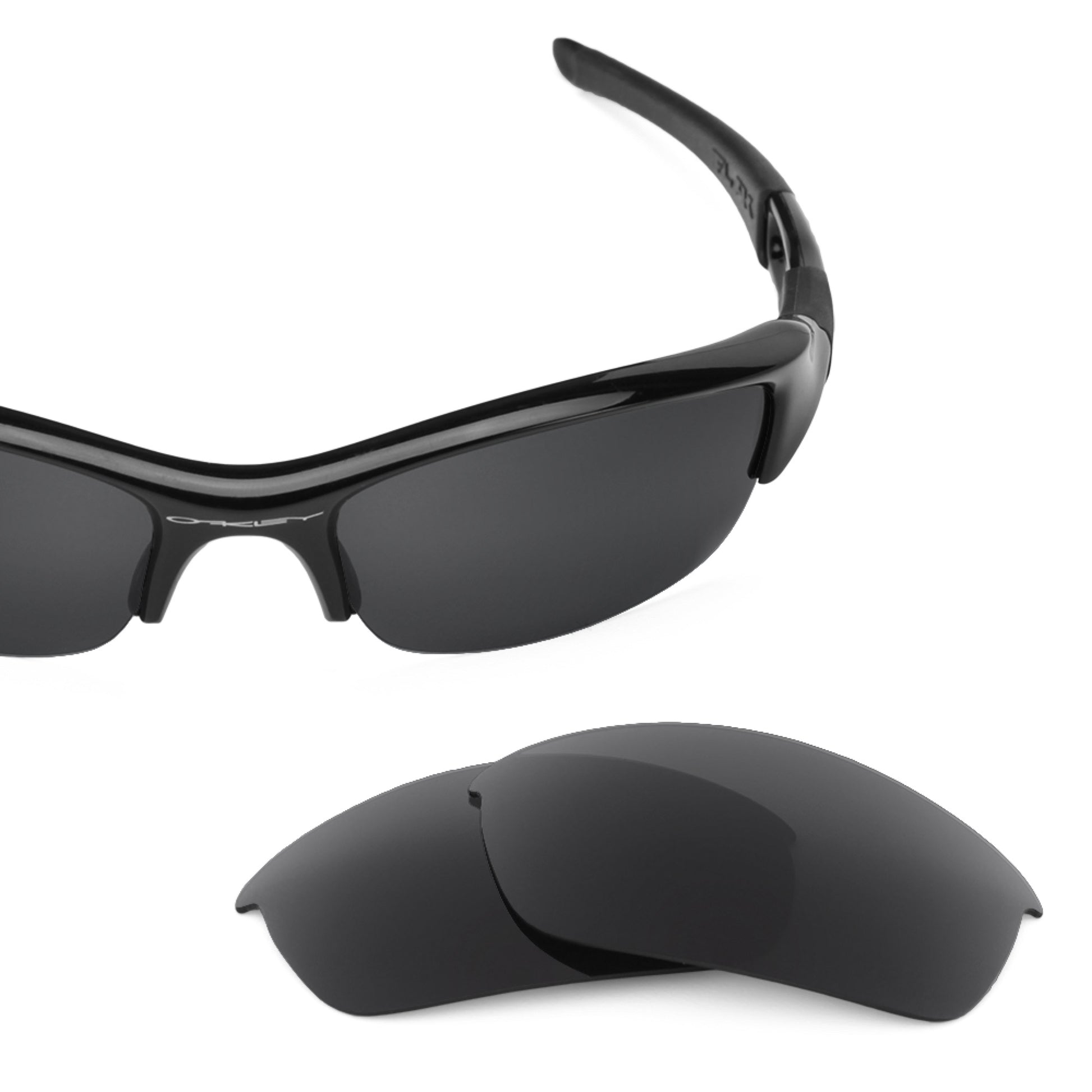 Revant replacement lenses for Oakley Flak Jacket Stealth Black